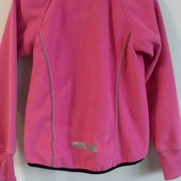 Polarn O. Pyret pink ECO WIND FLEECE JACKET size 11-12 years - Picture 6 of 9